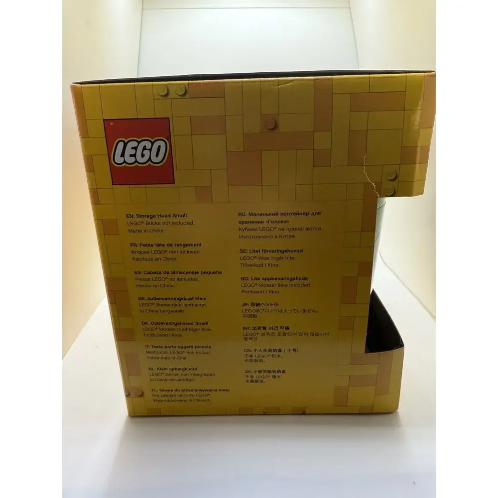 NEW LEGO Green Skeleton Zombie Storage Head Container Halloween